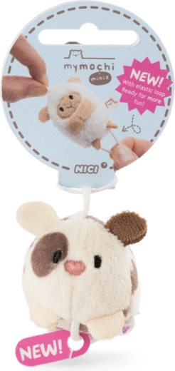 Nici vedhæng MyMochi dalmatiner Dalma 5 cm – liggende plysstalisman med elastik