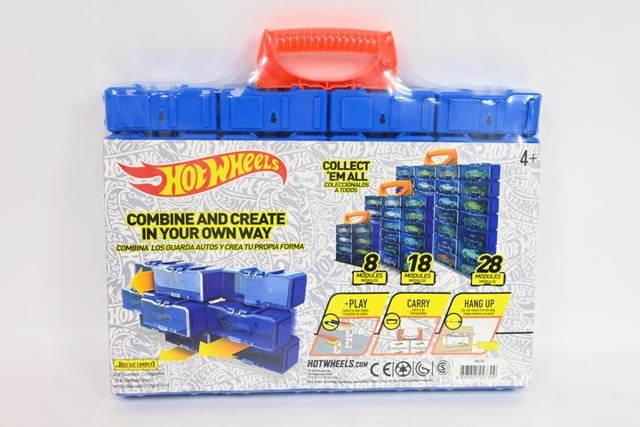 Hot Wheels modulært etui til legebiler (28 rum)