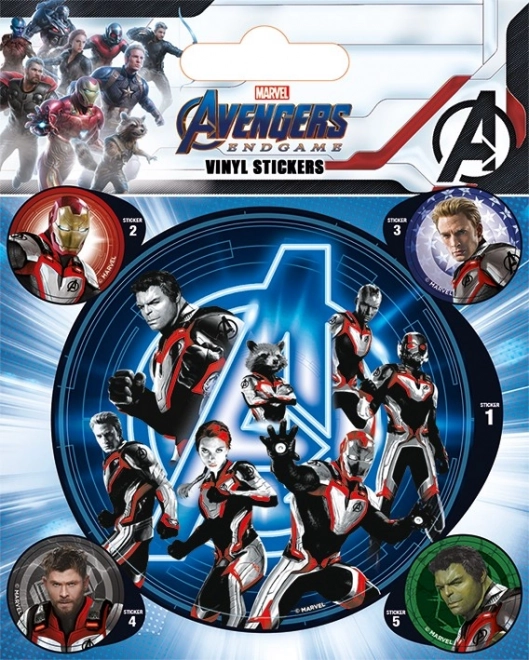 Klistermærker med Avengers-motiv