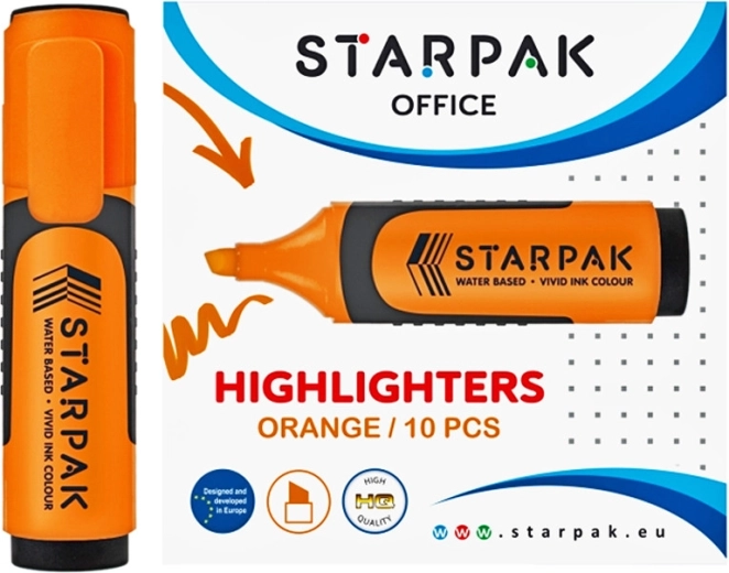 Orange overstregningstusch - 1 stk