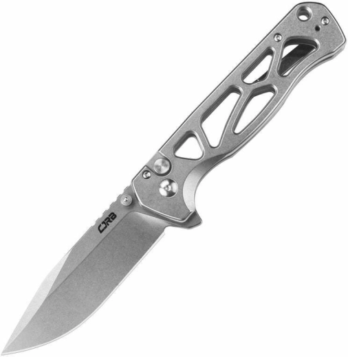 CJRB Chord Steel taktisk lommekniv 8,8 cm, stonewash, fuldstål