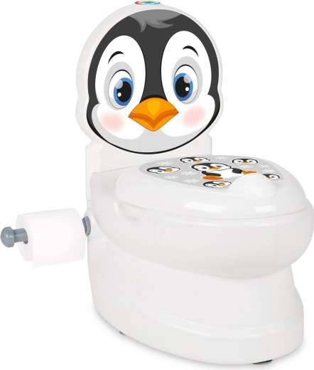 Børnepotte JAMARA Pingvin med skyllelyd og toiletpapirholder