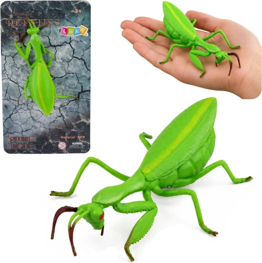 Gummifigur – realistisk grøn knæler 18 cm