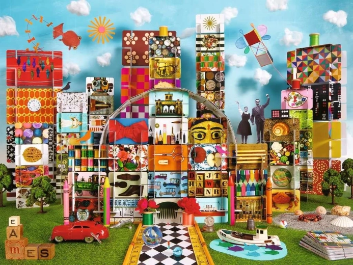 Ravensburger puslespil Eames’ fantastiske hus 1500 brikker