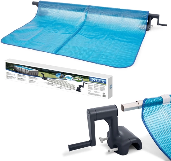 Rulle til solafdækning til rammebassiner 274–488 cm Intex