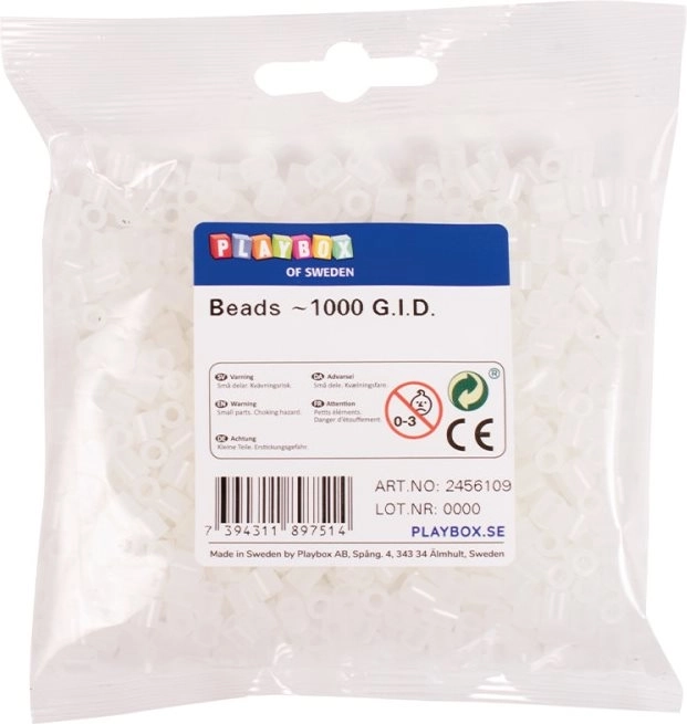 Selvlysende strygeperler 1000 stk