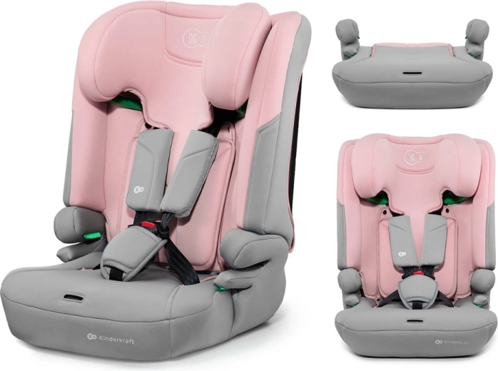 Kinderkraft I-comfy i-size autostol 76–150 cm pink