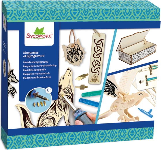 Lovely box – pyrografi keltiske ornamenter
