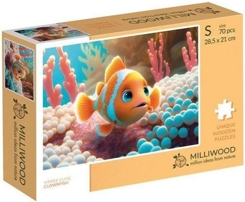 Milliwood Yippee cutie klovnefisk – træpuslespil