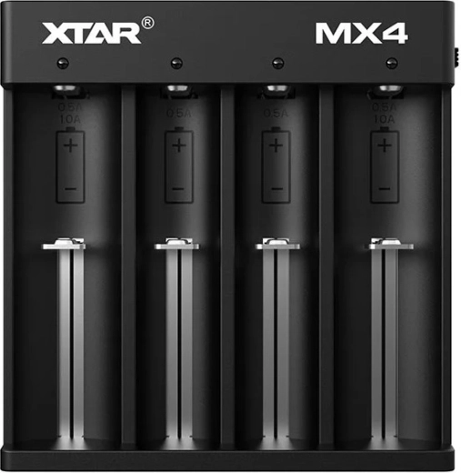 XTAR MX4 batterioplader