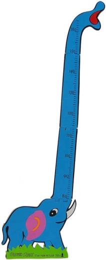 Skummåler til børneværelset til væg med dyr 70–160 cm, selvklæbende - 1 stk.