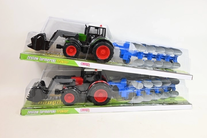 Traktor med landbrugsmaskine