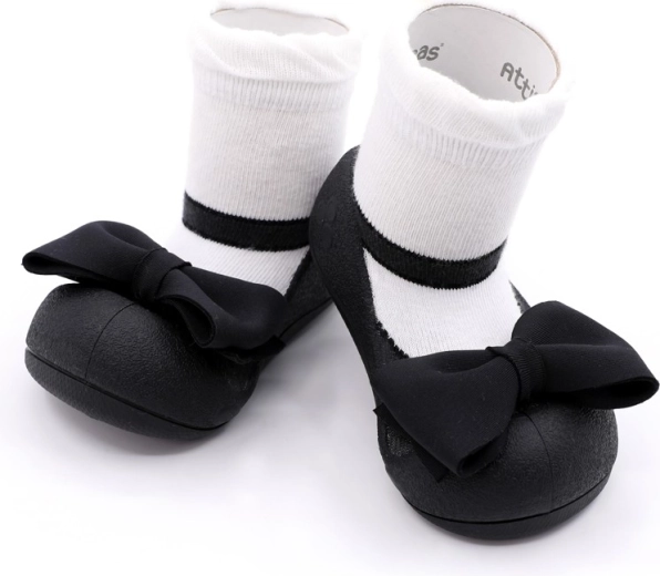 Attipas barefoot sko Mary Jane Black XL (str. 22,5)
