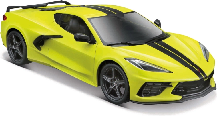 Maisto Chevrolet Corvette Stingray coupé Z51 2020 gul 1:24