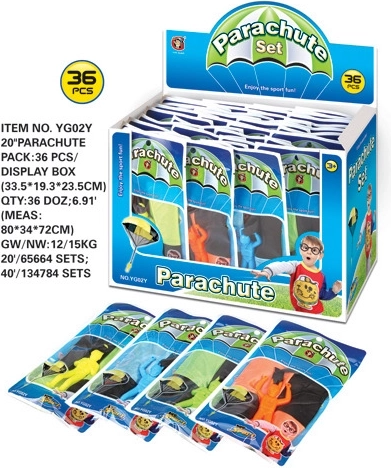 Faldskærmsudspringer Legetøj 4 Farver