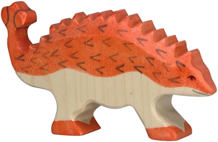 Dinosaurfigur Ankylosaurus Holztiger - 1 stk.