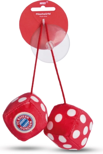 Nici Green plysterterninger til bilen FC Bayern München 4 cm