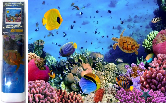 Norimpex Diamantmaling Livet på klippen 30x40 cm