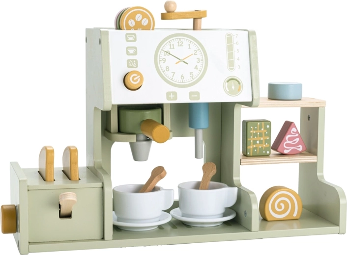 2Kids Toys trækaffemaskine med brødrister