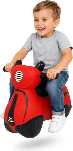 HoppyDoo hoppe-scooter rød med pumpe