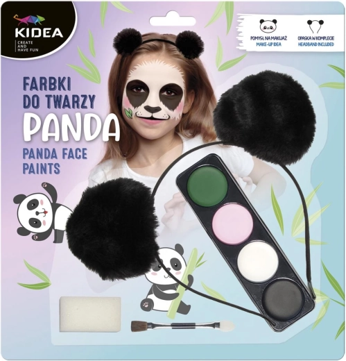 Sæt med ansigtsmaling panda