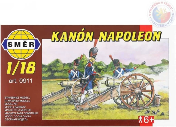 Směr model kanon Napoleon 1:18 (plastbyggesæt)