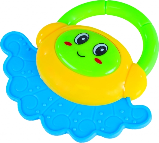 Farverigt rangle med håndtag til babyer