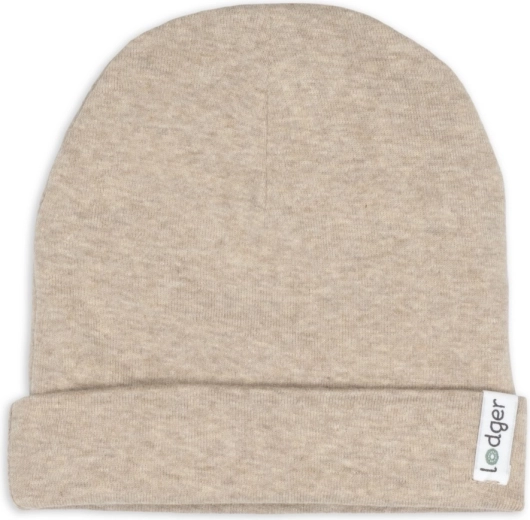 Lodger bomuldshue melange beige 0–6 måneder