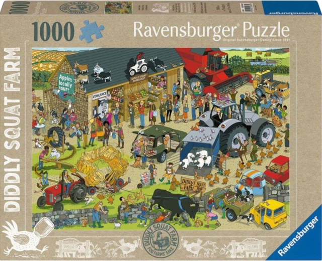 Ravensburger puslespil Farma Diddly Squat Shop 1000 brikker