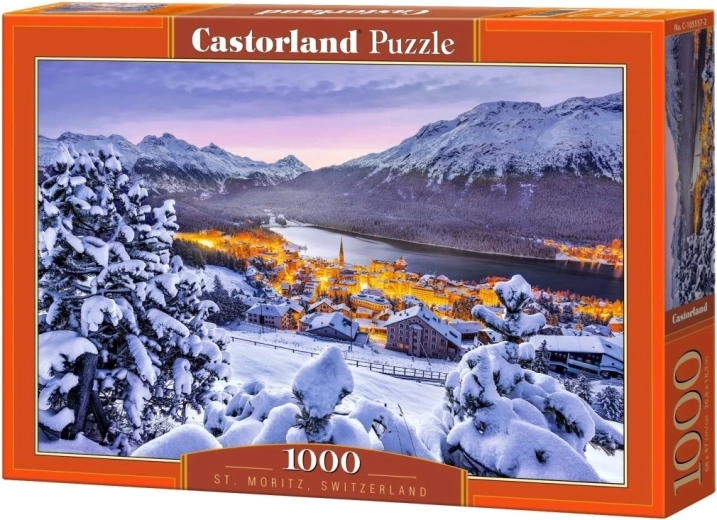 Castorland puslespil St. Moritz, Schweiz – 1000 brikker