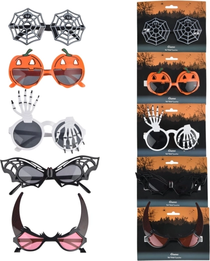 Karnevalsbriller til Halloween – mix af 5 designs