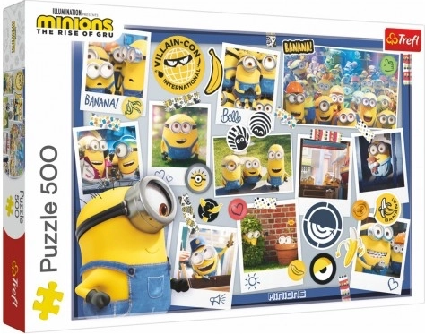 Puslespil Minions Skør fotosamling 500 brikker