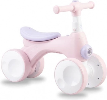 Løbecykel MoMi Tobis med bobler – pink