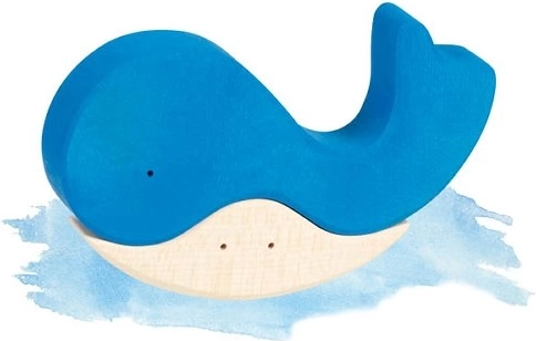 Træpuslespil When the whale found a friend - 1 stk.