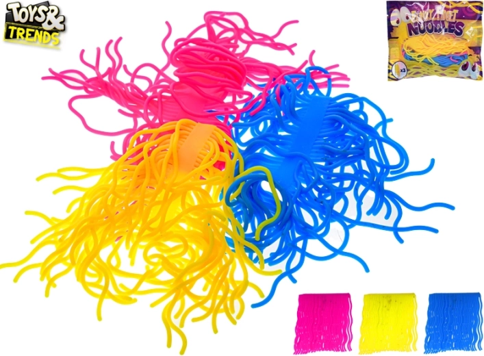 Strækbare antistress-nudler Toys&Trends – sæt med 3 stk.