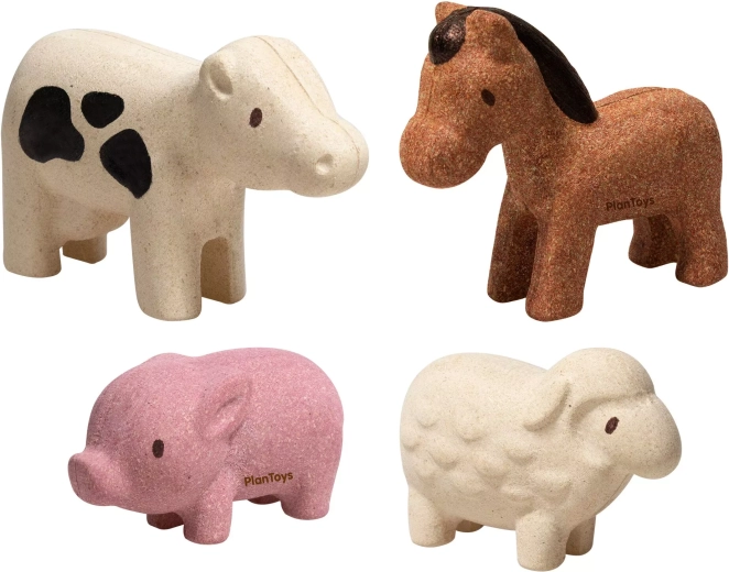 PlanToys trædyr fra bondegården