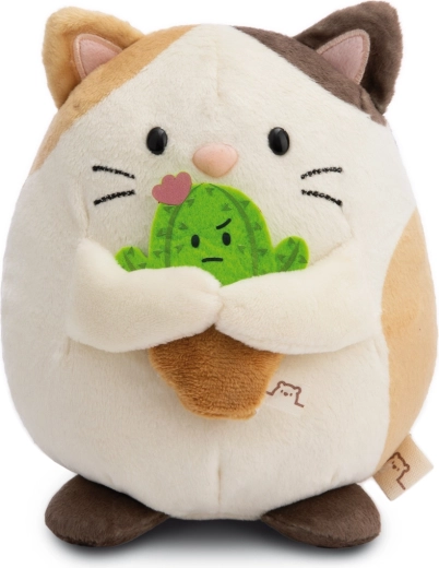 NICI MyMochi plyskatte Angy med kaktus, 16 cm, gaveæske