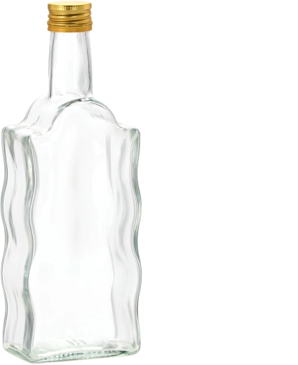 Glasflaske Fala 500 ml med metal låg