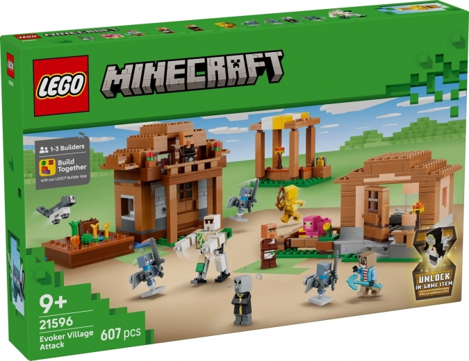 LEGO Minecraft illager-angreb på landsbyen