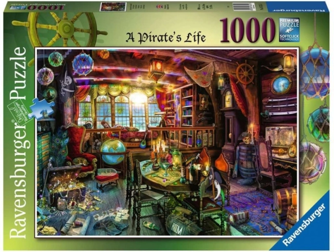 Ravensburger 1000-brikkers puslespil Piratliv