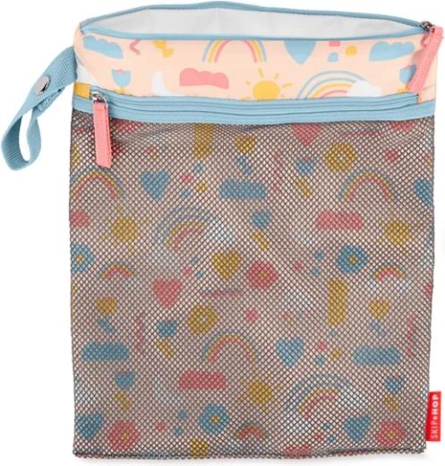 Skip Hop Spark Style vandtæt pose Rainbow 30 × 38 cm