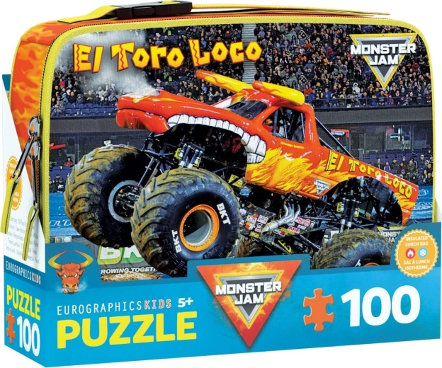 Puslespil i boks El Toro Loco Monster Jam 100 brikker