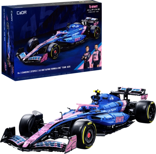 Byggesæt CaDA BWT ALPINE F1 A525 – racermonopost 1:8, 2173 dele