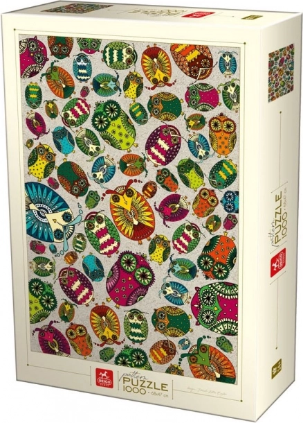 Puslespil ugler 1000 brikker