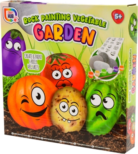 Kreativt sæt til stenmaling Rock Vegetable Garden