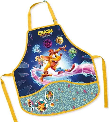 Børnearbejdsforklæde Crash Bandicoot 50 × 55 cm