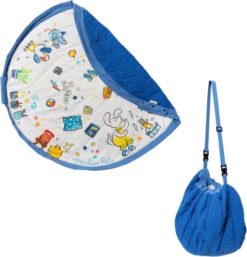 Play and Go Noomad soft legemåtte og legetøjspose Puce & Pilou by Moulin Roty
