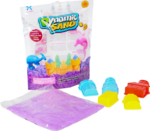 Lilla kinetisk sand med 5 borgformede forme
