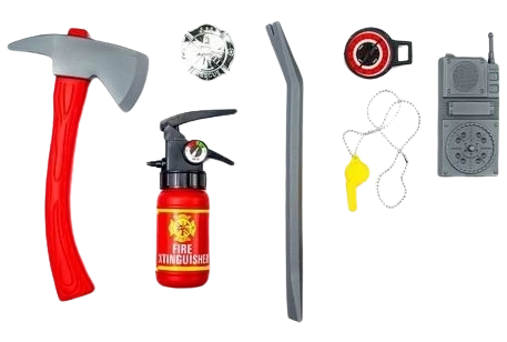 Brandmandsæt til børn – 7 dele