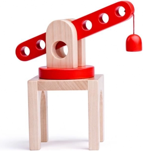 Jernbanekran med magnet